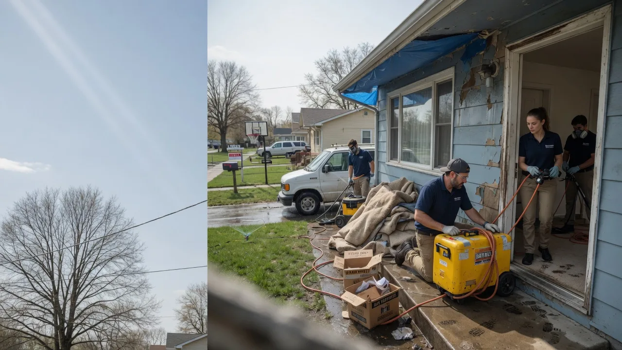 Basement Flood Cleanup in Hallsville, TX near me